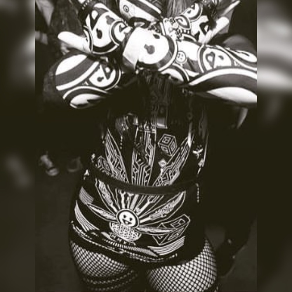 Damascus 420 sleeveless shirt dolls kill rave festival crop top